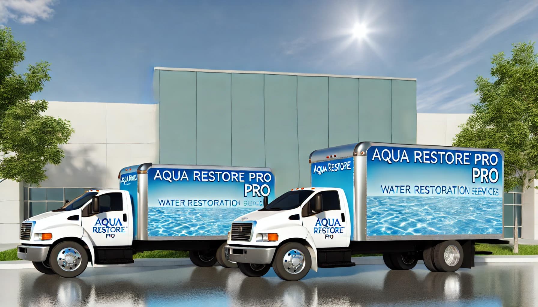 Aqua Restore Pro trucks